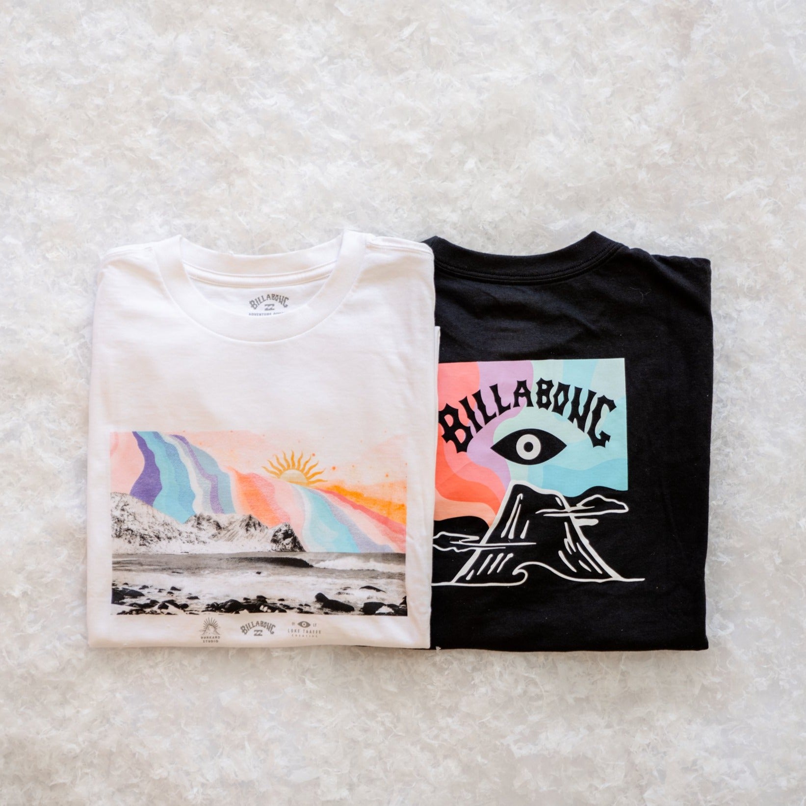 BILLABONG VOLCANO BLACK LONG SLEEVE TEE