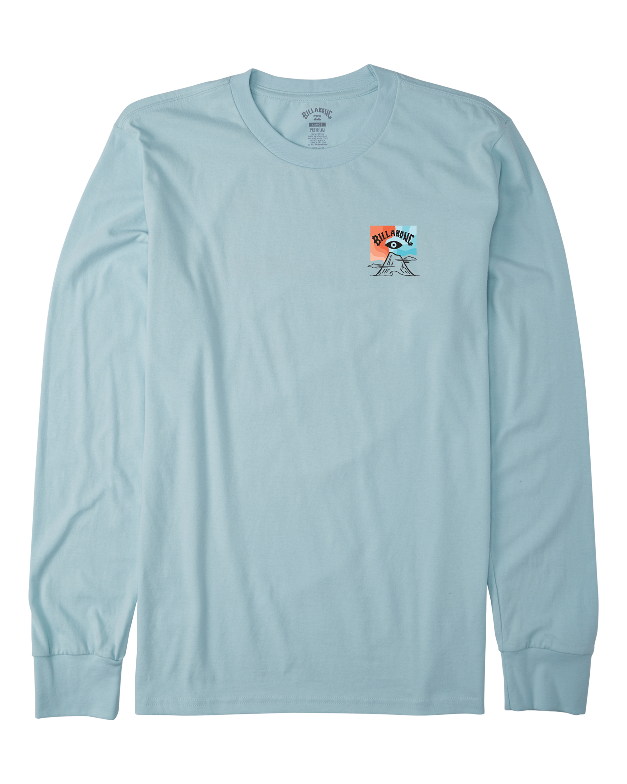 BILLABONG VOLCANO BLUE LONG SLEEVE TEE