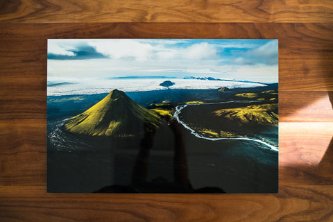 Iceland Mountain Aerial