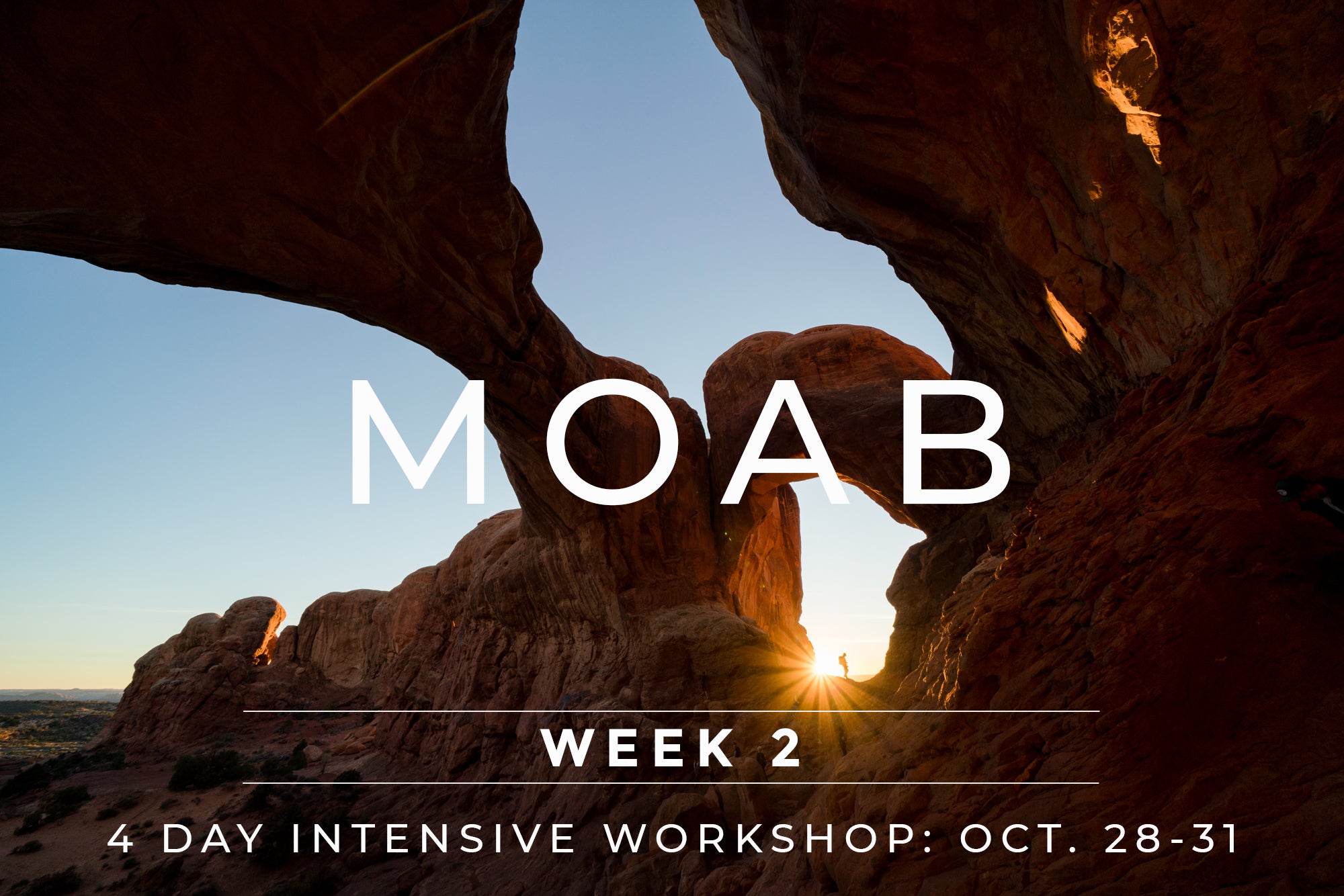 Moab Photography Workshop - Oct. 28-31 Final Payment